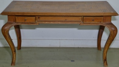 Furniture - Rustic French style consul table with drawers