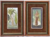 Art - Indian hand painted miniatures on composite. 18 x 12. Visible wear.