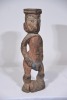 Art - Tribal wood carved statue collected in the 1950s from Papua New Guinea. 42 cm. As found, damage as pictured. - 3