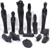 Religious Items - Nativity ebony carved 12 piece set. - 2