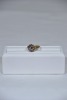 Jewellery - 9ct Gold solitaire ring with amethyst, stamped 9 K, 3grams - 3