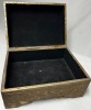 Large Embossed metal jewellery box, 36 cm x 25 cm x 20 cm approx. - 7