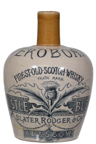 Whisky Crock - Jeroboam, Slater Rodger & Co. Glasgow