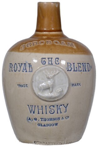 Whisky Crock - A.G. Thompson & Co, Glasgow