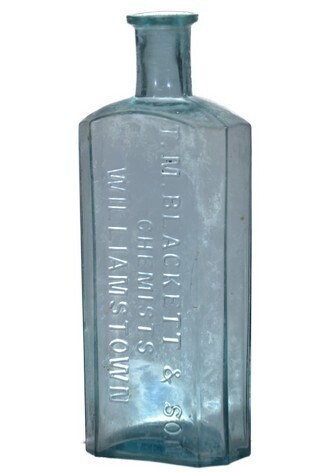 Chemist Bottle - T.M. Blackett & Son, Williamstown