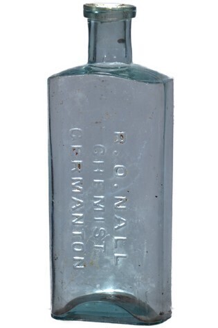 Chemist Bottle - R. O. Nall, Germanton (Holbrook)