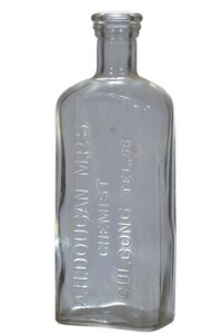 Chemist Bottle - D. H Dougan, Gulgong