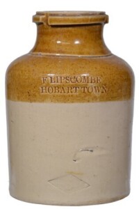 Preserving Jar - F. Lipscombe, Hobart Town