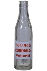 Ceramic Label - A. Young, Proserpine