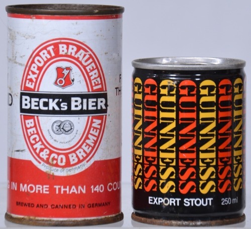 Collectible Cans x 2 - Beer Cans