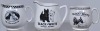 Whisky Water Jugs x 3 - Black & White