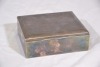 Trinket Boxes - Sterling silver marked 925 wood lined trinket box. 272 grams total including wood. - 2