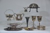 Antiques x 15 - Miscellaneous silver plated items. - 2