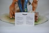 Figurine - Lino Zampiva ceramic scene featuring a hobo and two cats. - 2