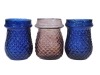 Victorian Fairy Lights x3 - Two Cobalt Blue, One Smokey Amethyst