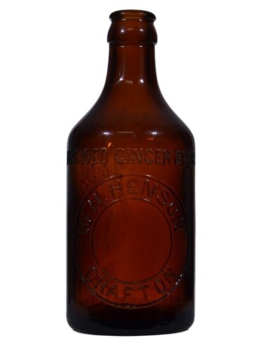 Glass Ginger Beer - C/S - W. H. Henson Grafton