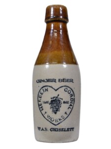 Ginger Beer - Corker - Merbein Cordials Works - W.A.R Chiselett