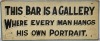 Masonite sign - Bar sign, 22 cm x 54 cm