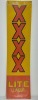 Tin Sign - XXXX lite large, 120 cm x 30 cm