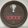Polystyrene Sign - XXXX Beer Barrel sign, D 40 cm