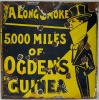 Enamel sign - Ogdens Guinea, 62 cm x 61 cm
