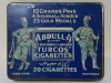 Tobacco tin - Abdulla Turcos Cigarettes