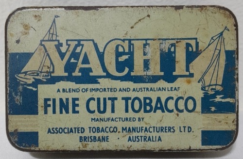 Tobacco tin - Yacht Fine Tobacco, Brisbane Australia