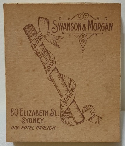 Cigarette Box - Swanson & Morgan, Sydney