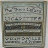 Cigarette Box - The Three Craftles, WD & HO Wills Ltd, Sydney