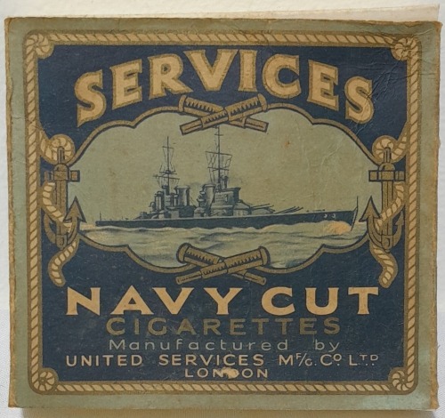 Cigarette Box - Service Navy Cut Cigarettes, London