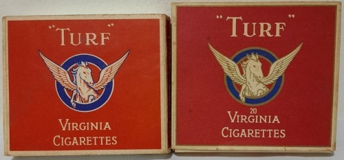 Cigarette Box x 2 - Turf Virginia cigarettes