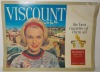Cardboard sign - Viscount King Size Cigarettes, beach scene, 74 cm x 100 cm