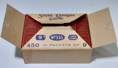 Tobacconalia - Box of State Express Cigarettes
