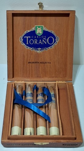 Tobacconalia - Wooden Carlos Torano cigar box