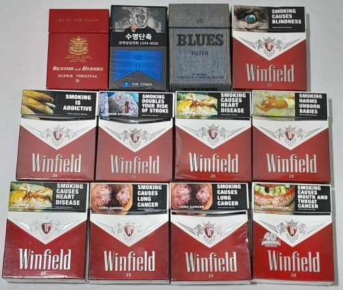 Tobacconalia x 12 - Collection of empty cigarette packets