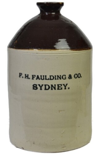 Demijohn - 2 Gallon, F.H Faulding & Co, Sydney