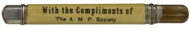 Advertising Pencil - The A.M.P Society, Brisbane