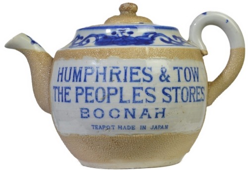 Advertising Tea Pot - Humphries & Tow, Boonah