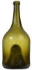 Early Glass - Dutch Cheats Bottle c1780