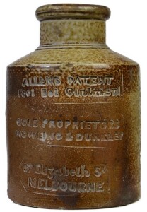 Animal Cure - Allens Patent Foot Rot Ointment Melbourne