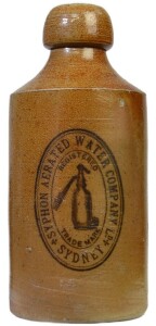 Ginger Beer - B/T - Syphon Aerated Water Company Sydney