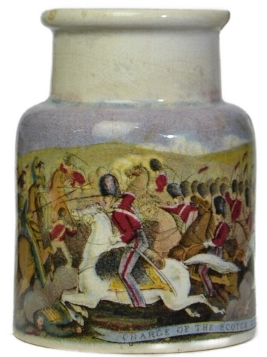 Pratt Jar - Charge of the Scotch Greys at Balaklava