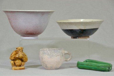Australian Pottery - Local Pottery Bowls& Miscellaneous x 5
