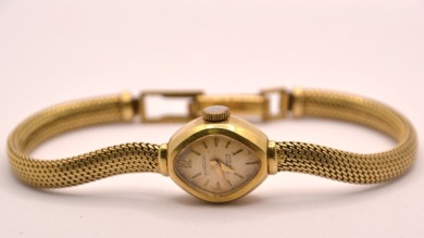 Jewellery - Amado Ladies Watch - Marked 14 kt gold to Band & Case. 20 Grams