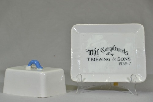 Australian Pottery - Stones Brisbane - With Compliments - T. Mewing & Sons ( Brisbane) 1936 - 37