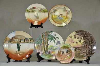 Doulton - Series ware, Various Plates x6