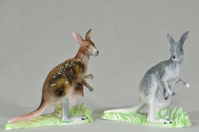 Australiana - Pair of Kangaroos