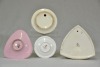 Australian Pottery - Wembley Ware Ashtrays x4 - Horse, Horseshoe, Rotary International Triangle, Village scene Dish - 2