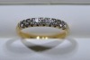 Jewellery - Ring - London Bridge Design with Diamonds, P, Tested 18kt, weighs 2.91g