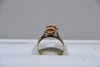 Jewellery - Ring - with Citrine, N, Tested 9kt, weighs 3.12g - 2